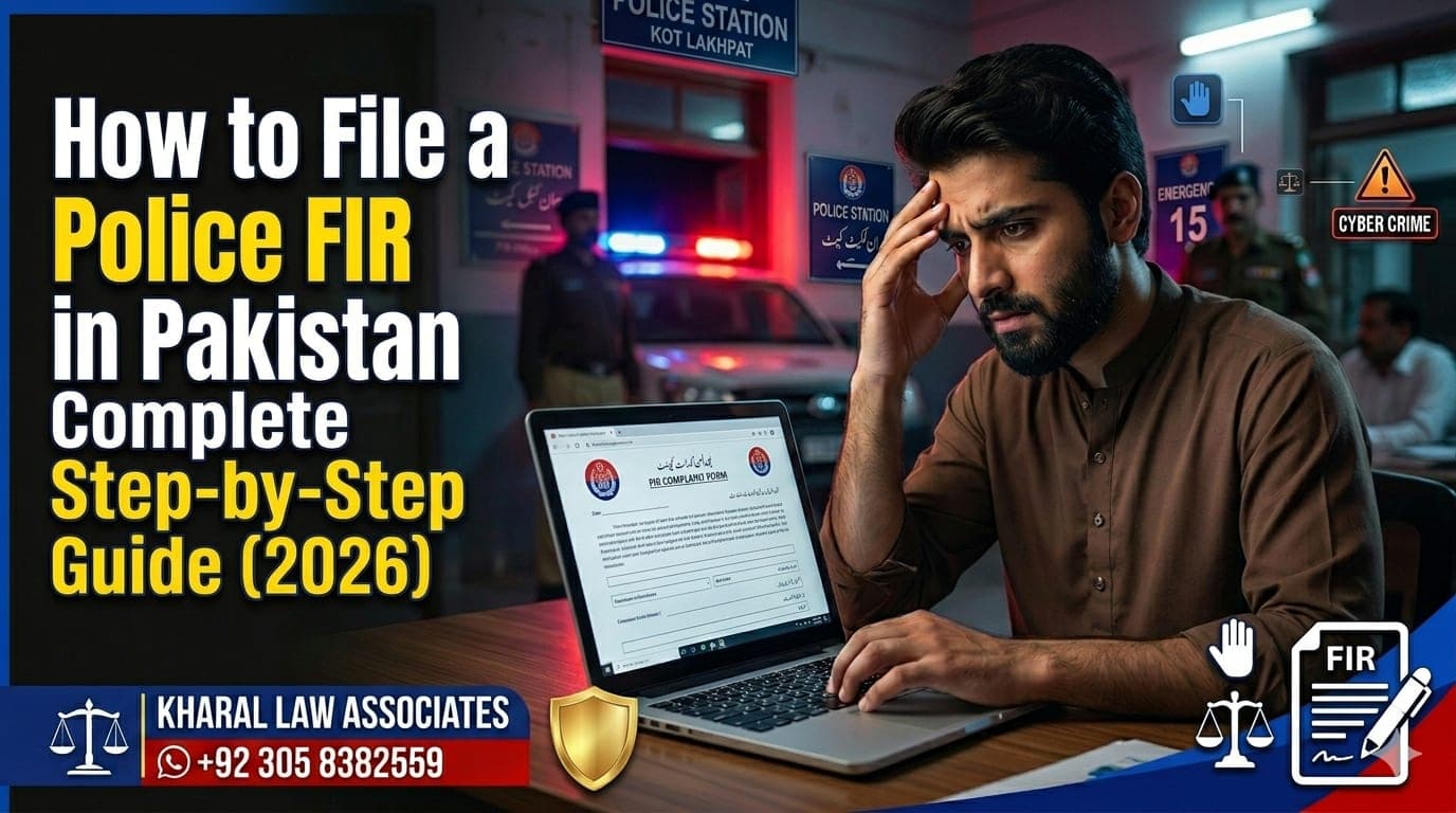 How to File a Police FIR in Pakistan – Complete Step-by-Step Guide (2026)