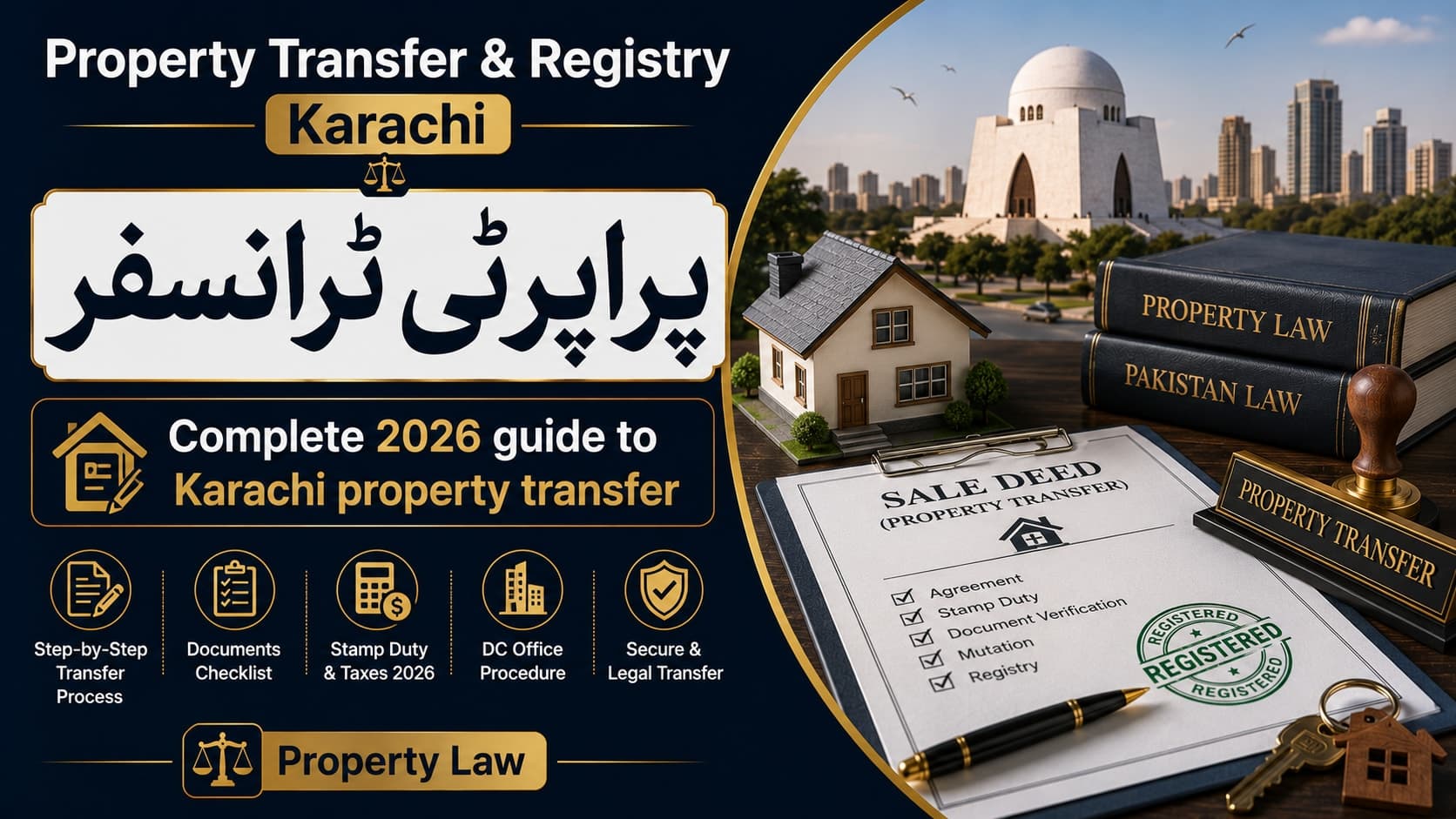 Property Transfer & Registry Process in Sindh / Karachi (2026 Complete Guide)