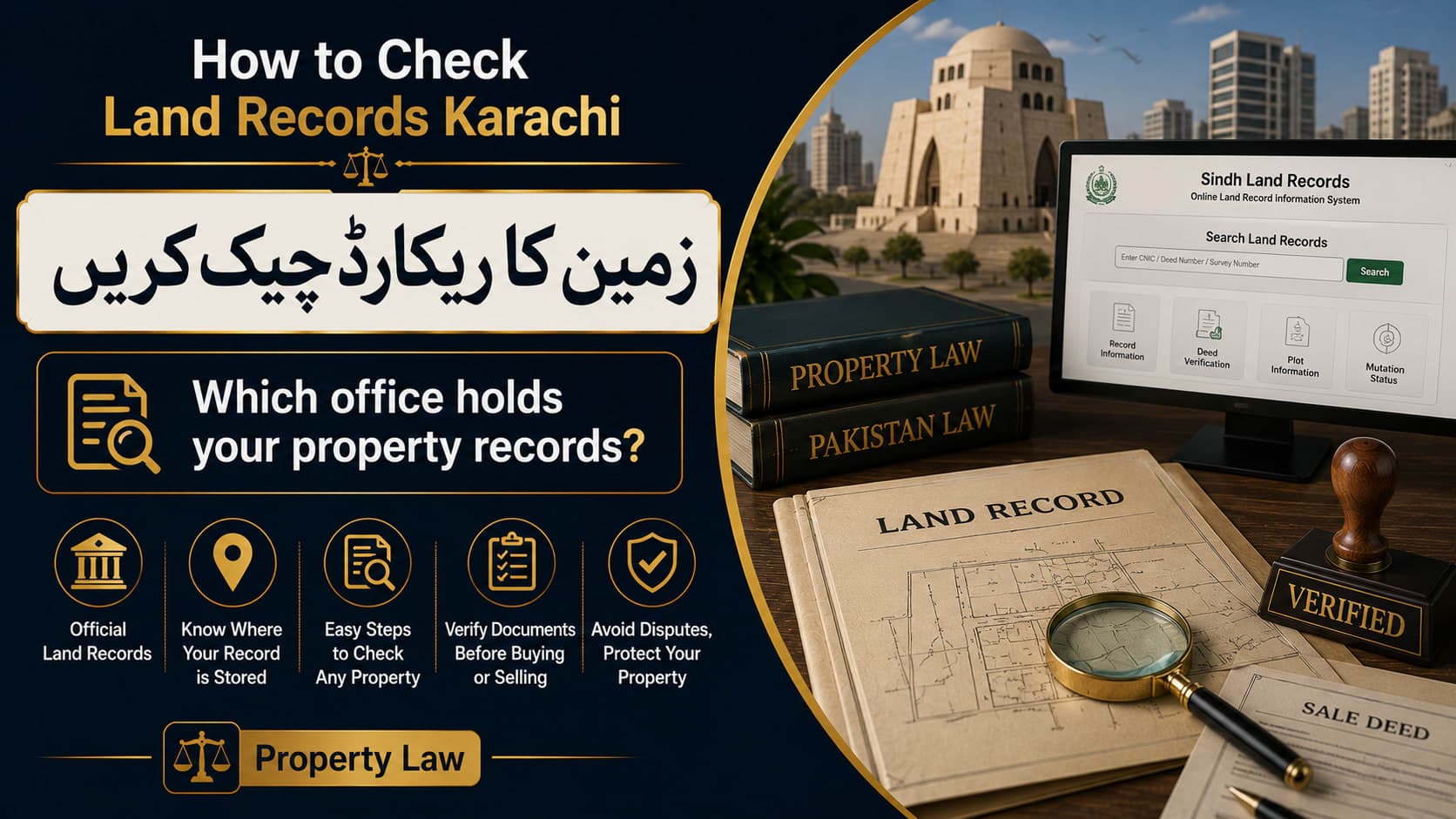 How to Check Property & Land Records in Karachi / Sindh (2026 Guide)