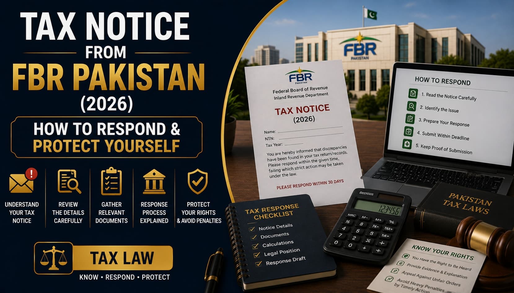 Tax Notice from FBR Pakistan (2026): How to Respond & Protect Yourself