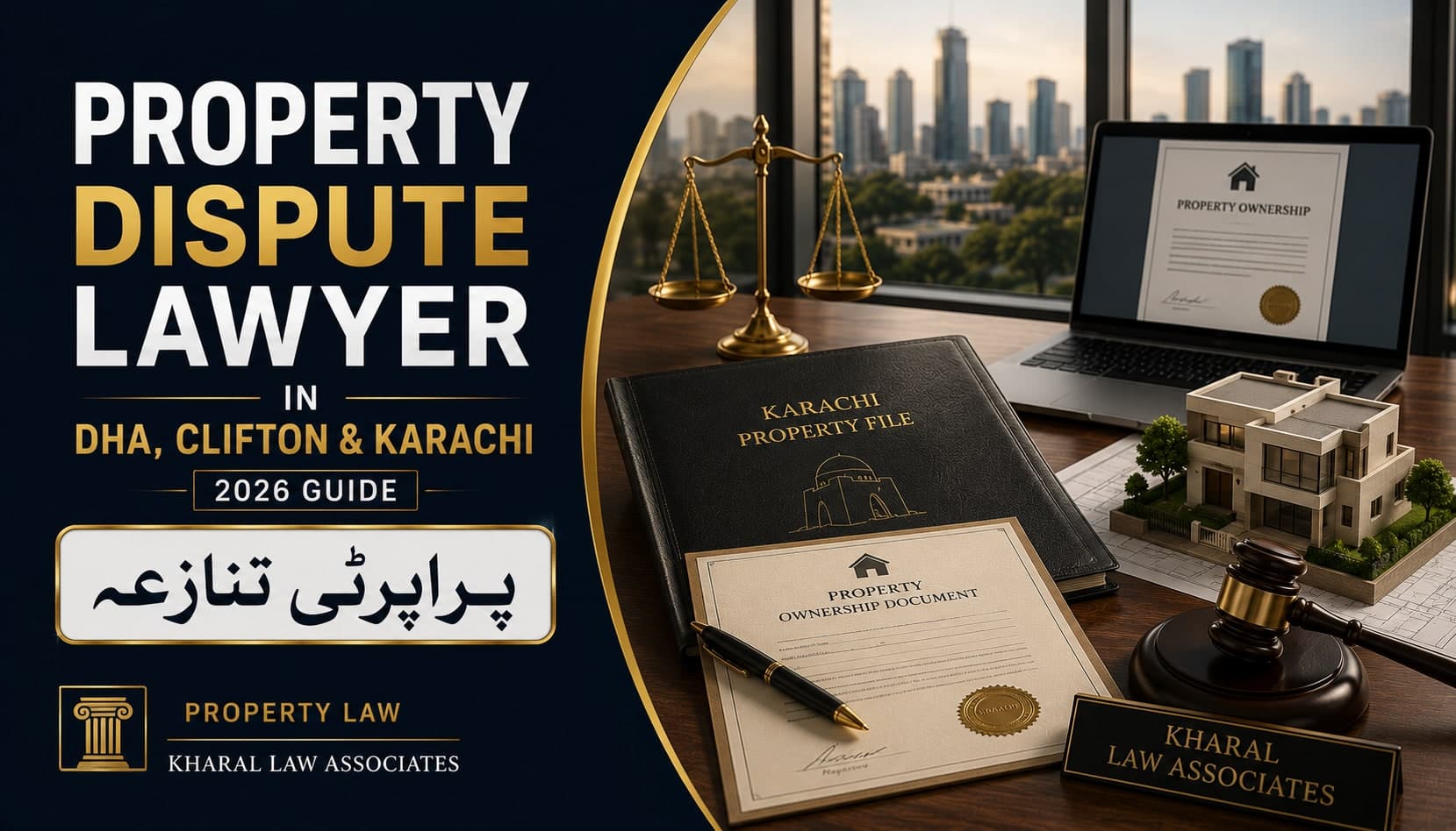 Property Dispute Lawyer in DHA, Clifton & Karachi (2026) — Kharal Law Associates