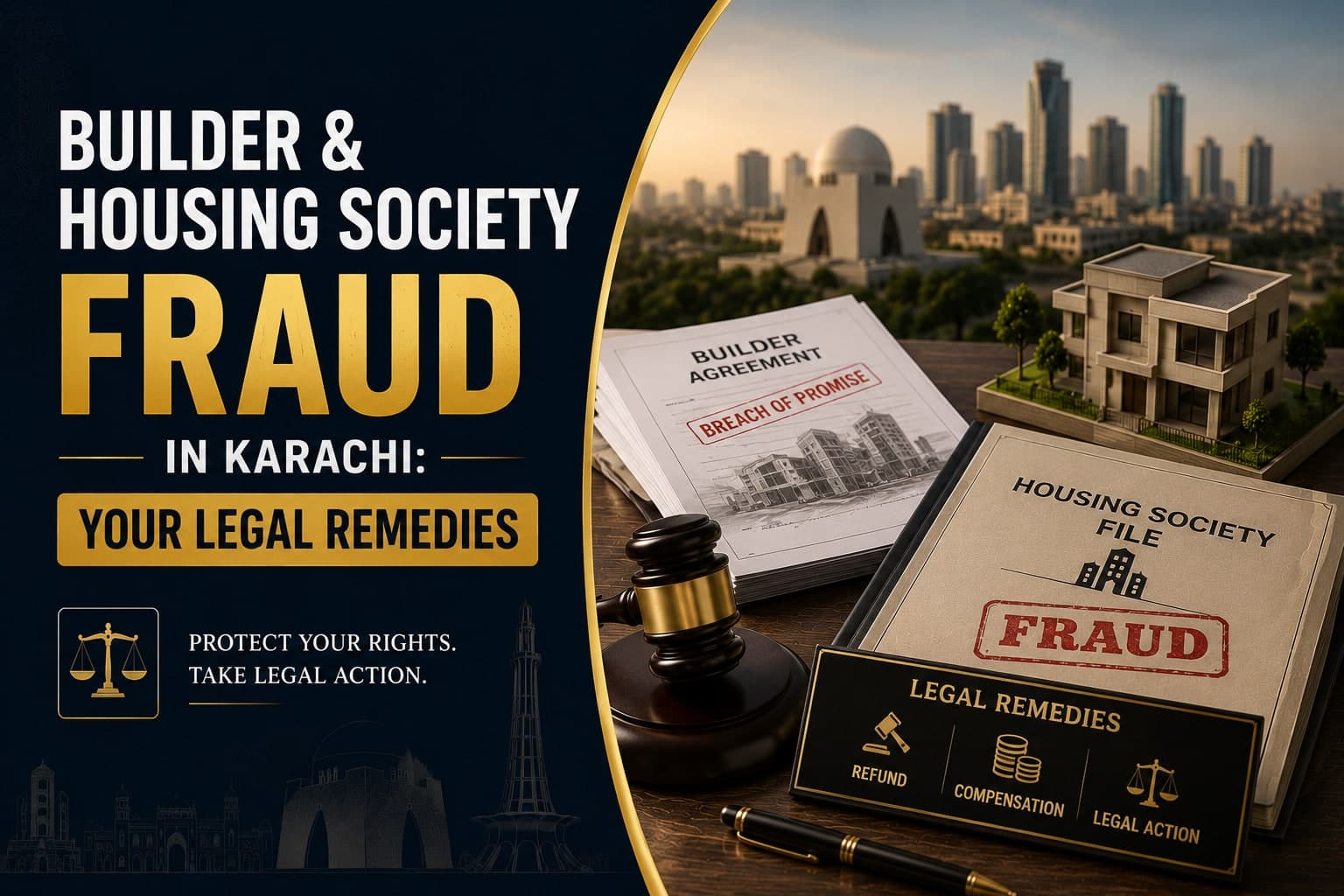 Builder & Housing Society Fraud in Karachi: Your Legal Remedies (2026)