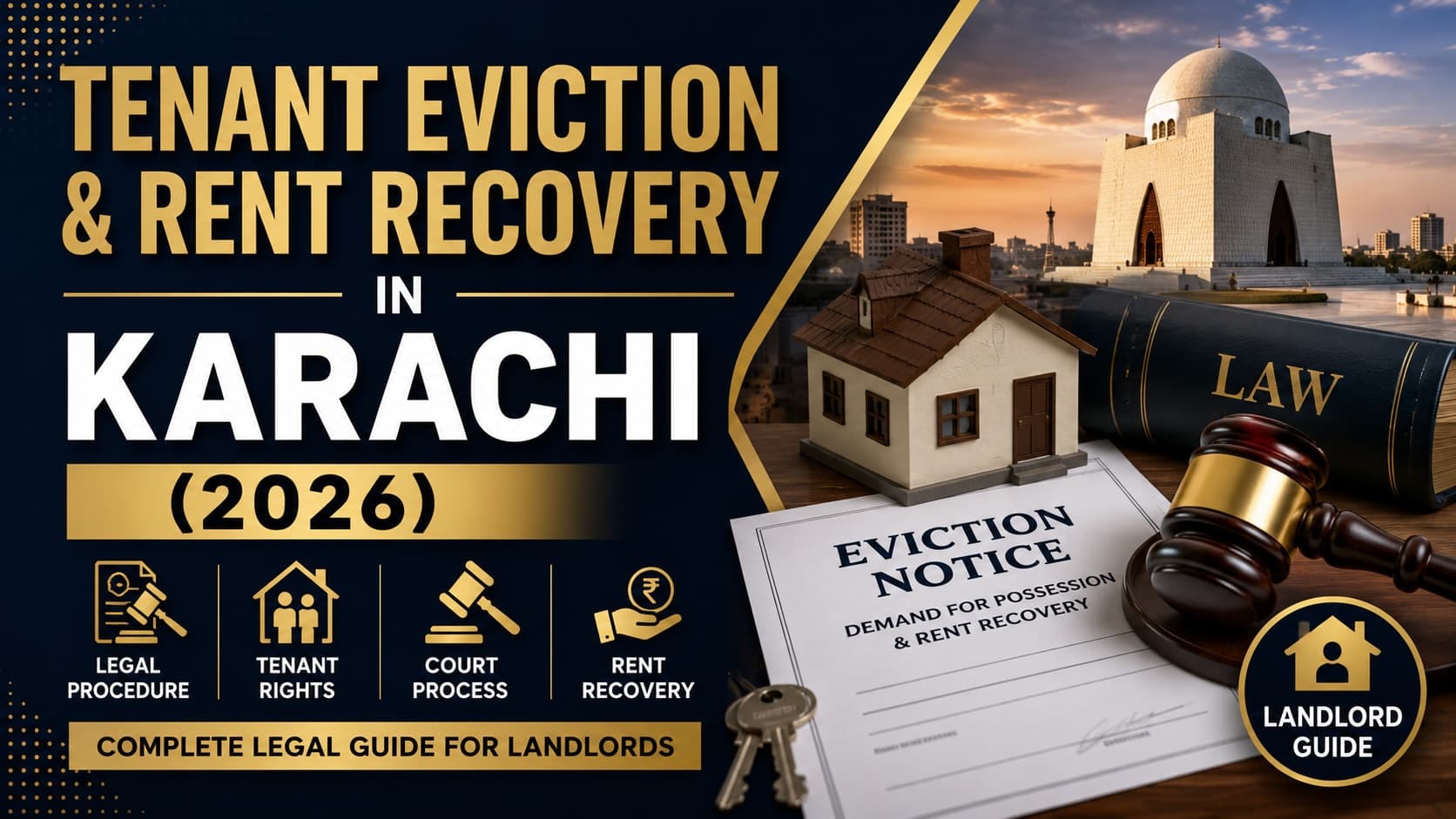 Tenant Eviction & Rent Recovery in Karachi (2026): A Landlord's Legal Guide
