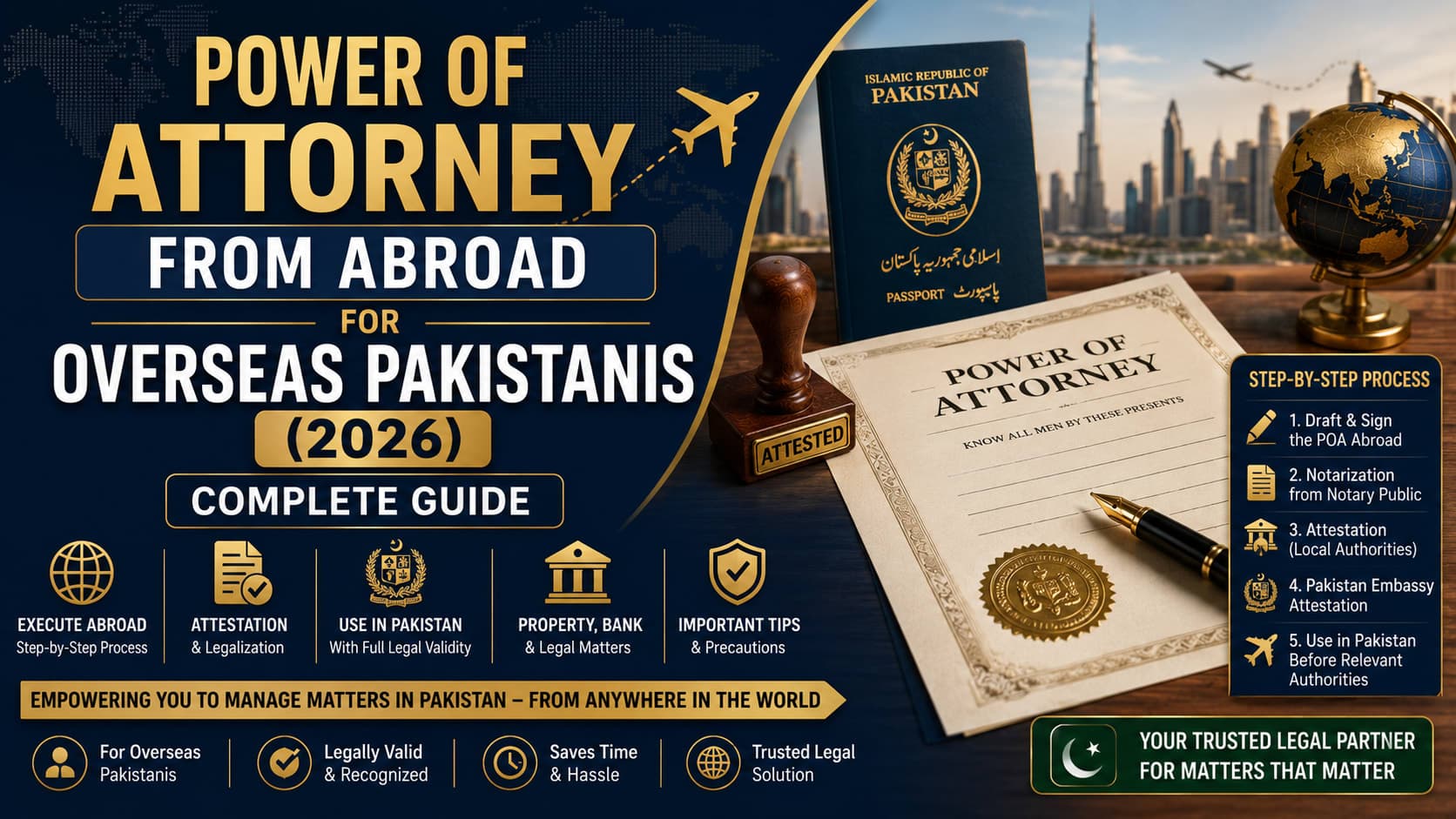 Power of Attorney from Abroad for Overseas Pakistanis (2026): Complete Guide