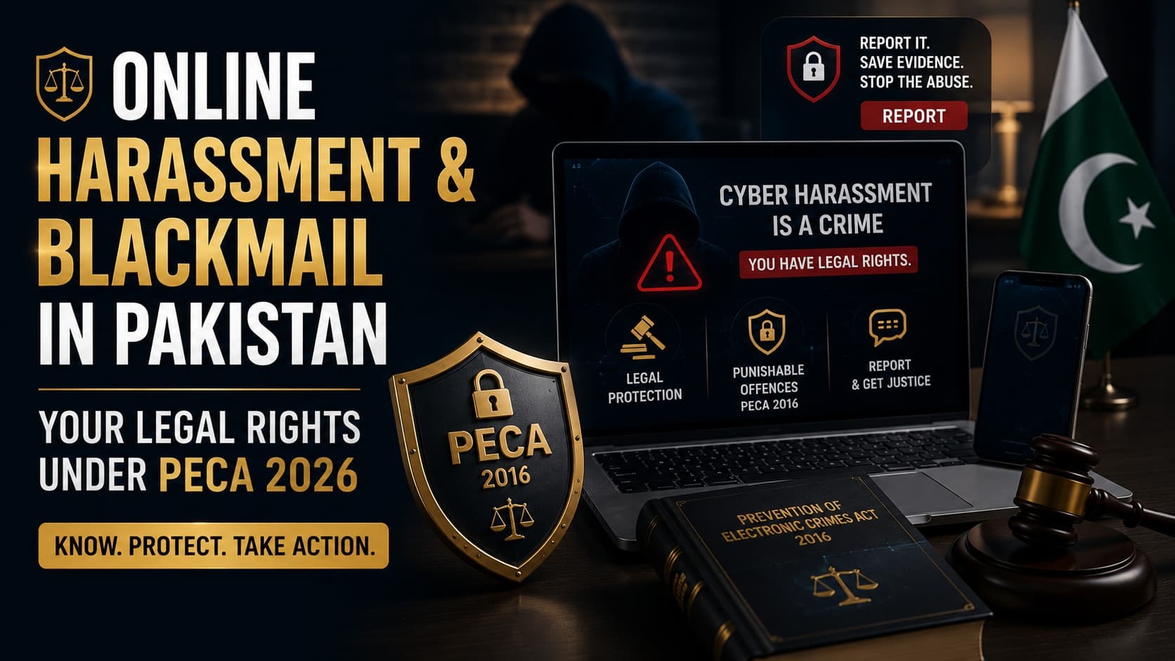 Online Harassment & Blackmail in Pakistan: Your Legal Rights Under PECA (2026)