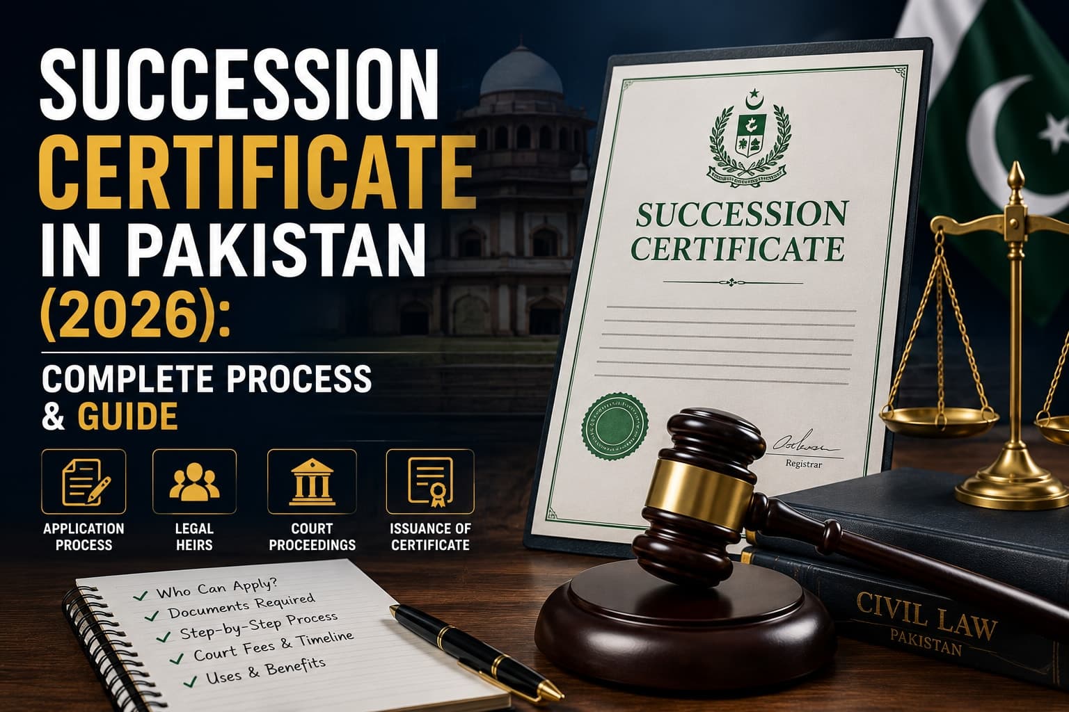 Succession Certificate in Pakistan (2026): Complete Process & Guide